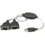 USB-A į 2 nuosekliųjų prievadų keitiklio kabelis Manhattan PL-2303RA
