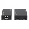 Manhattan HDMI 1080p Etherneto ilgintuvo rinkinys, iki 50 m vienu Cat6 kabeliu, siųstuvo ir imtuvo moduliai, IR palaikymas, trejų metų garantija