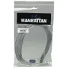USB-A į USB-B laidas Manhattan USB2AA2M 3 m kištukas–kištukas sidabrinis