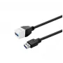 VivoLink USB 3.0 Type-A į Type-A ilginimo kabelis PROKEYUSB3AFM3W 3 m baltas