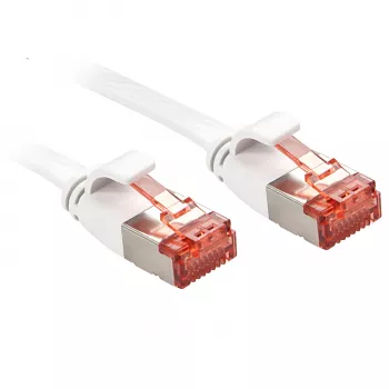 “Lindy” Cat.6 U/FTP RJ-45 10 m tinklo kabelis, baltas, Cat6 U/FTP (STP)