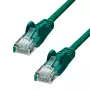 Tinklo kabelis ProXtend CAT5e U/UTP RJ-45 kištukas 5 m žalias