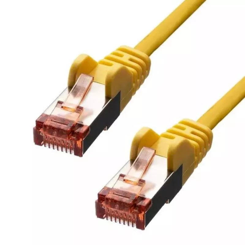 Ethernet kabelis ProXtend CAT6 RJ-45 10m geltonas