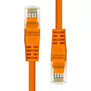 Tinklo kabelis ProXtend CAT5e U/UTP CCA PVC oranžinis 0,2 m