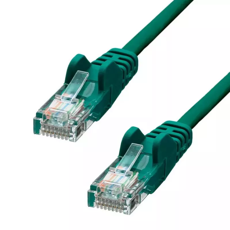 Tinklo kabelis ProXtend CAT5e U/UTP CCA PVC žalias 15M RJ-45 vyriškas/vyriškas