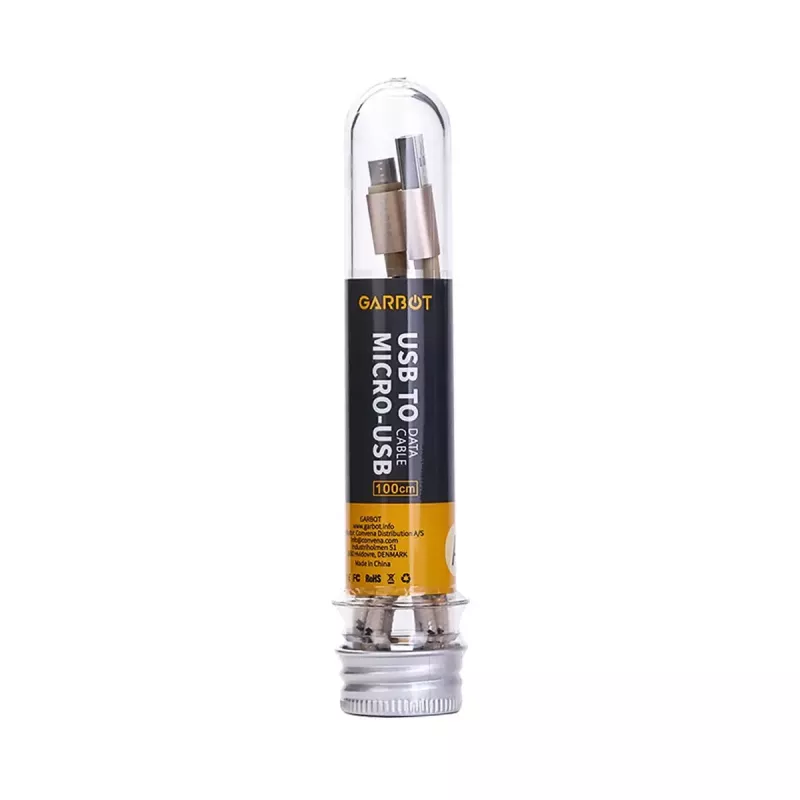 USB laidas Garbot C-05-10194 1m USB A Micro-USB B auksinis
