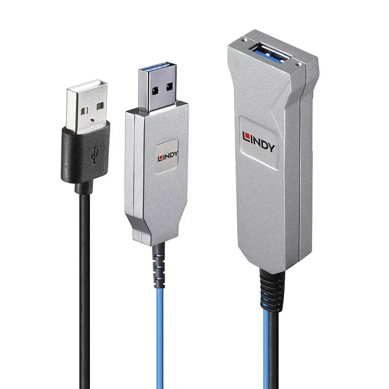 Lindy 30m optinis USB 3.0 kabelis