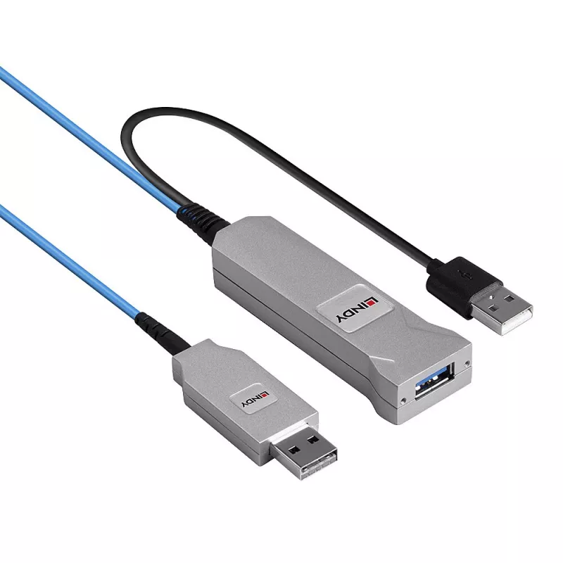 Lindy 30m optinis USB 3.0 kabelis