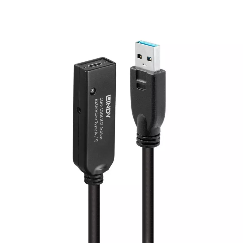 Lindy 10 m USB 3.0 aktyvus prailginimo kabelis Type A į C