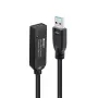 Lindy 10 m USB 3.0 aktyvus prailginimo kabelis Type A į C