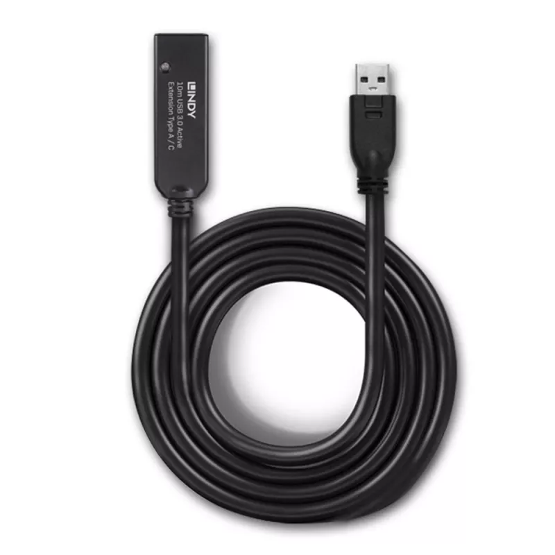 Lindy 10 m USB 3.0 aktyvus prailginimo kabelis Type A į C