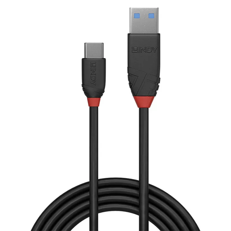 Lindy 36914 USB laidas USB 3.2 Gen 1 (3.1 Gen 1) 0,15 m USB C USB A Juoda