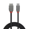 Lindy 3 m USB 3.2 Type C to Micro-B laidas, Anthra Line, 3 m, USB C, Micro-USB B, USB 3.2 Gen 1 (3.1 Gen 1), Juoda