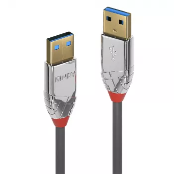 Lindy 36625 USB laidas USB 3.2 Gen 1 (3.1 Gen 1) 0,5 m USB A pilka
