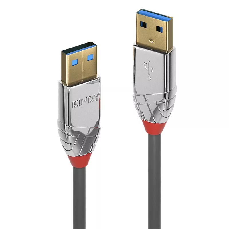 Lindy 36625 USB laidas USB 3.2 Gen 1 (3.1 Gen 1) 0,5 m USB A pilka