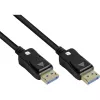 Techly ICOC-DSP-A21-010 DisplayPort laidas 1 m Juodas