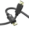 Techly ICOC-DSP-A21-010 DisplayPort laidas 1 m Juodas