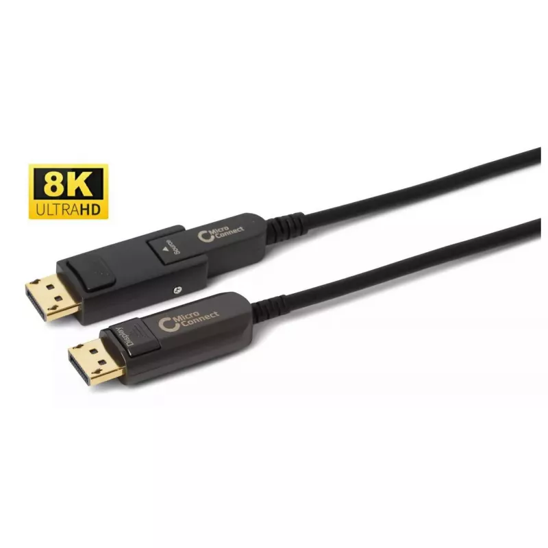 Microconnect DP-MMG-5000MBV1.4OP DisplayPort laidas 50 m Juodas