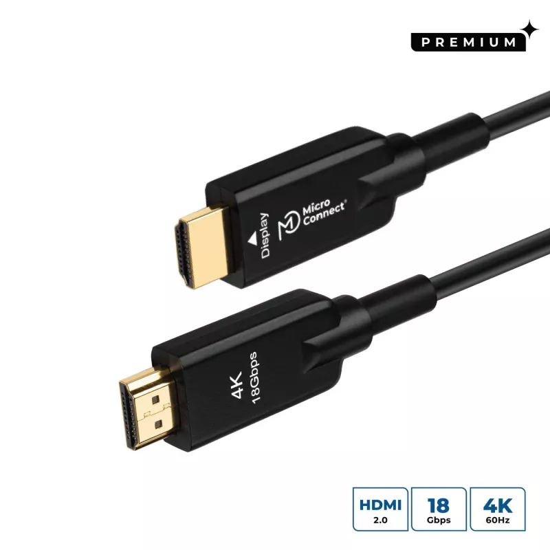 “Microconnect HDM191950V2.0AOP” HDMI laidas 50 m HDMI Type A (standartinis) juodas