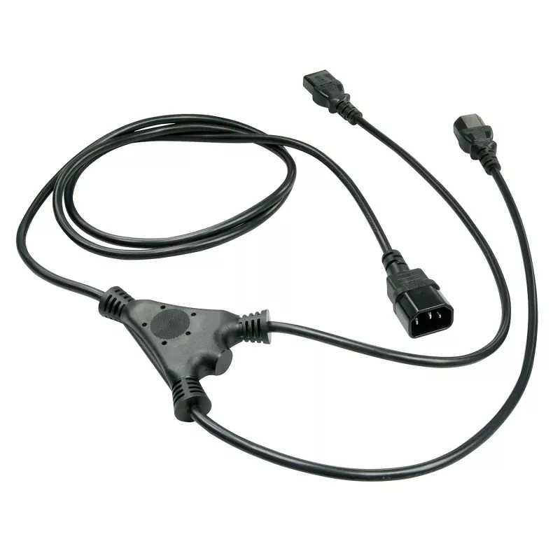 Lindy 2 m IEC skirstytuvas, IEC C14 į 2 x IEC C13