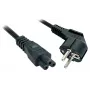Lindy 5 m, CEE 7/7 - IEC 320 C5 juodas CEE7/7 C5 mova