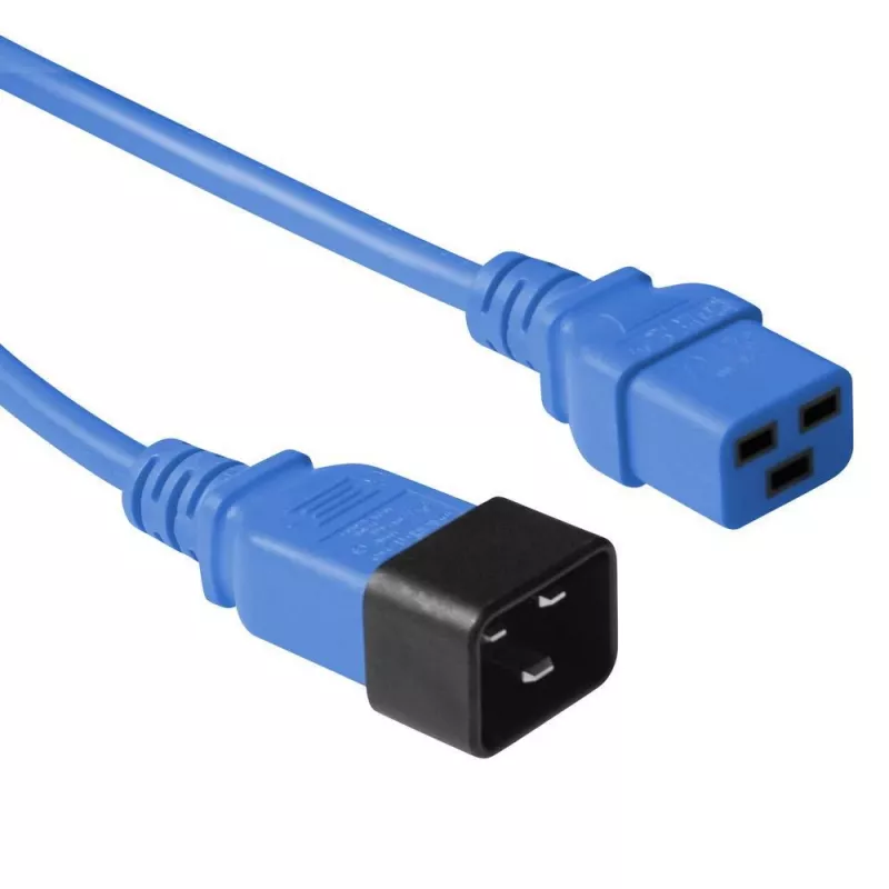 Microconnect PE2019B09 maitinimo laidas mėlynas 0,9 m C20 jungtis C19 jungtis