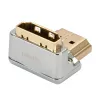 Lindy CROMO HDMI kištuko į HDMI lizdą 90 laipsnių kampinis adapteris – žemyn