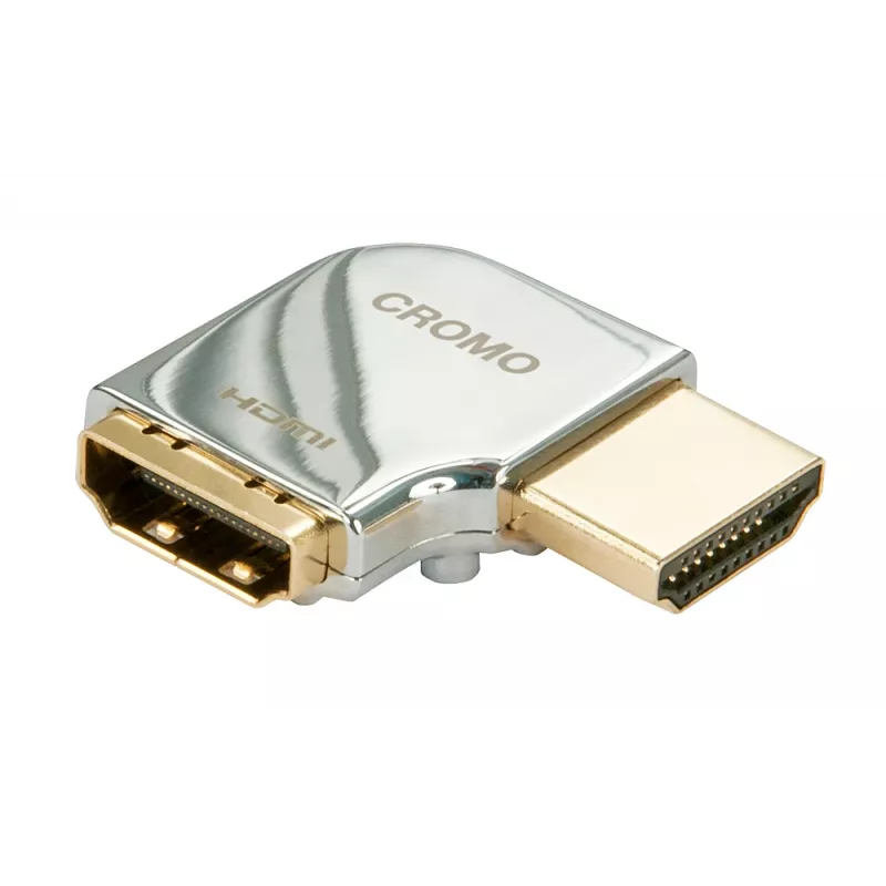 Lindy CROMO HDMI laidas (tėvas) į HDMI laido (motina) 90° kampo adapteris - dešinėje