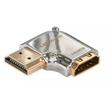 Lindy CROMO HDMI laidas (tėvas) į HDMI laido (motina) 90° kampo adapteris - dešinėje