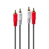 Lindy garso kabelis 2x RCA, stereo / 3 m