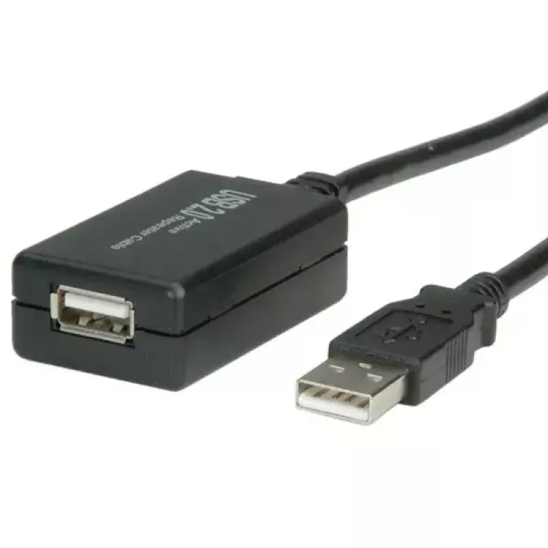 USB 2.0 ilginamasis kabelis VALUE 12 m su kartotuvu