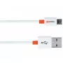 USB laidas Skross 2.700202-E Micro-USB A į USB A 1m Baltas