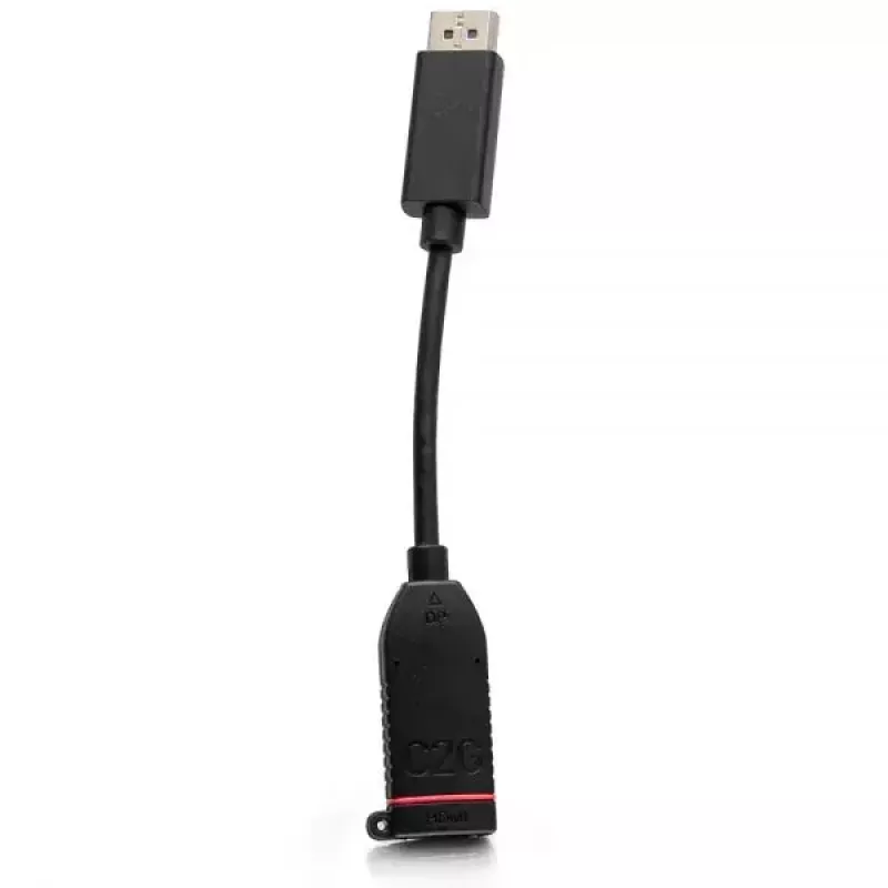 C2G Universal 4K HDMI Dongle Adapter Ring Mini DisplayPort DisplayPort USB-C