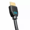 C2G 0,9 m Performance Series itin lankstus didelės spartos HDMI laidas, 4K 60Hz, skirtas montuoti sienoje