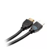 C2G 0,9 m Performance Series itin lankstus didelės spartos HDMI laidas, 4K 60Hz, skirtas montuoti sienoje