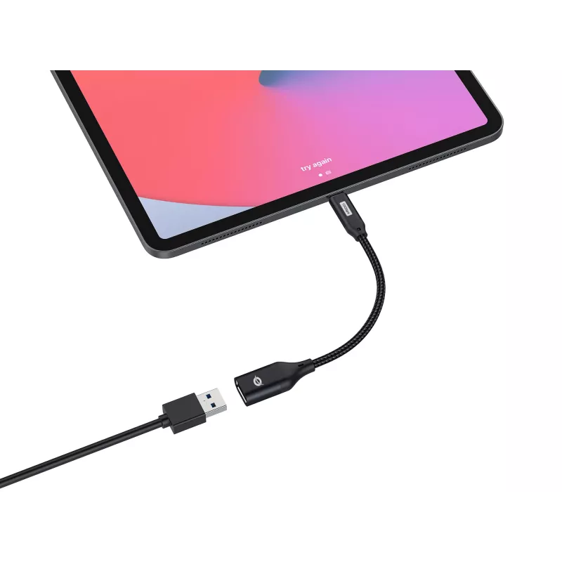 Conceptronic ABBY18B USB 3.2 Gen 2 prie USB-A OTG adapteris
