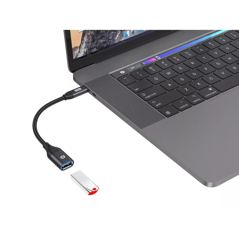 Conceptronic ABBY18B USB 3.2 Gen 2 prie USB-A OTG adapteris