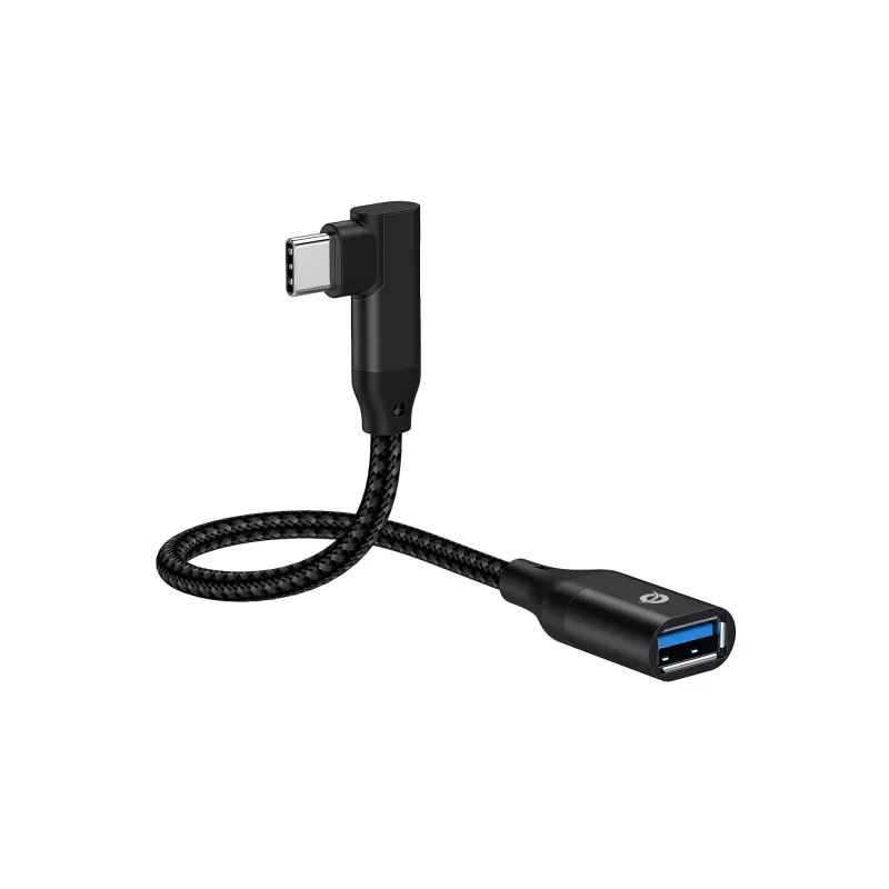 Conceptronic ABBY19B USB 3.2 Gen 2 90° kampuotas prie USB-A OTG adapteris