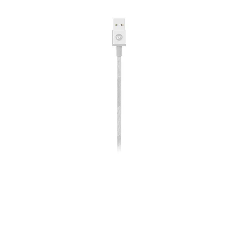 mophie Charge and Sync kabelis- USB-A to Micro/USB-C/LTG- 1M- Balta
