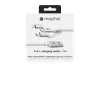 mophie Charge and Sync kabelis- USB-A to Micro/USB-C/LTG- 1M- Balta