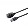 VivoLink USB 3.0 Type-A į Type-A ilginimo kabelis PROKEYUSB3AFBM2B, 2 m, juodas