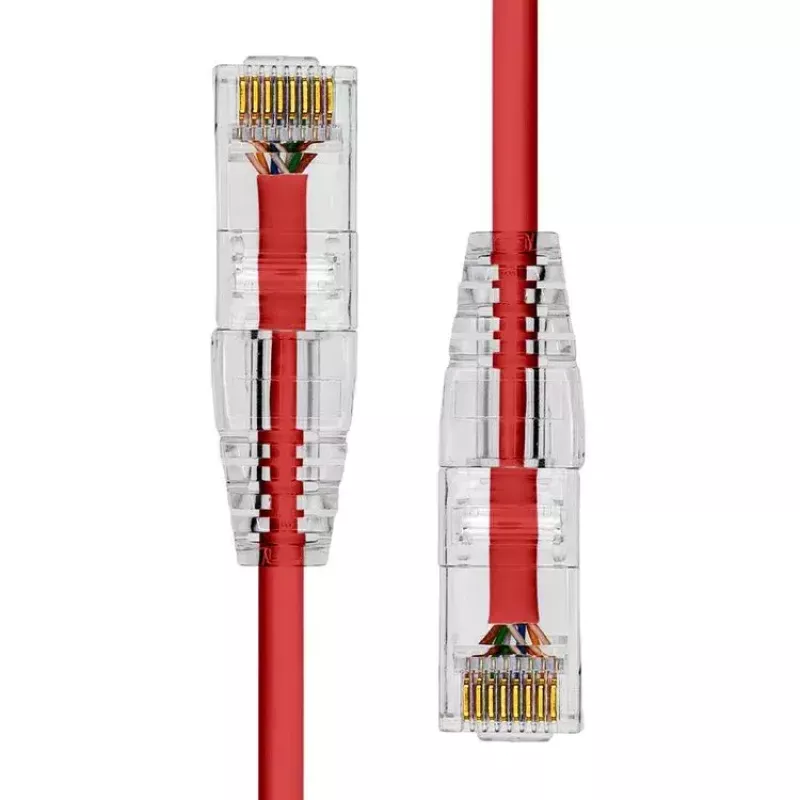 Ethernet laidas ProXtend Ultra plonas CAT6 RJ-45 4M raudonas