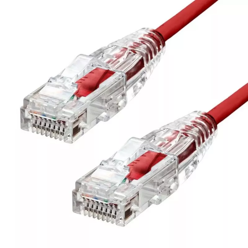 Ethernet laidas ProXtend Ultra plonas CAT6 RJ-45 4M raudonas