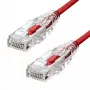 Ethernet kabelis ProXtend Ultra plonas CAT6 RJ-45 30cm raudonas