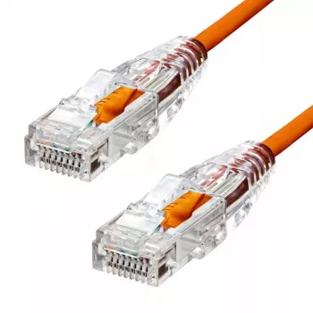 Ethernet laidas ProXtend Ultra plonas CAT6 RJ-45 3m Oranžinis
