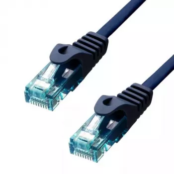 Ethernet laidas ProXtend CAT6A RJ-45 U/UTP 15 m mėlynas