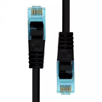 Ethernet kabelis ProXtend CAT6A RJ-45 U/UTP 0.75 m, juodas