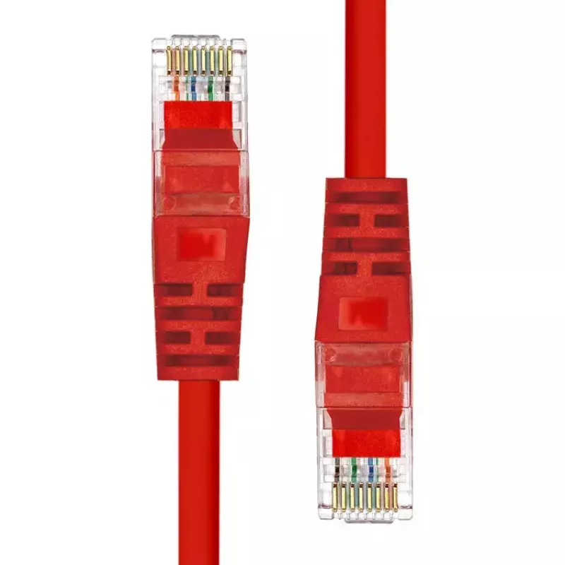 Tinklo kabelis ProXtend CAT5e U/UTP RJ-45 Kištukas/Kištukas 5M Raudonas