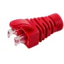 „MicroConnect CONB65R“ įtempimo mažinimo gaubtelis Cat5e/Cat6/Cat6A kabeliams iki 6,5 mm, raudonas