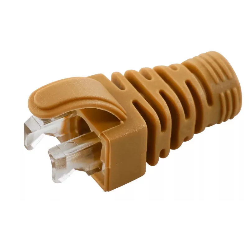 MicroConnect CONB65O įtempimo mažinimo apvalkalas Cat5e/Cat6/Cat6A kabeliams iki 6,5 mm, oranžinis